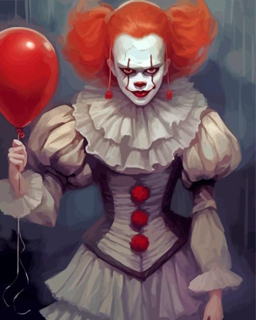 Pennywise Girl Paint By Numbers