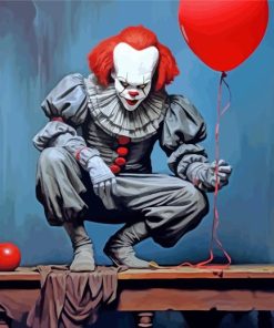 Pennywise Horror Movie Paint By Numbers
