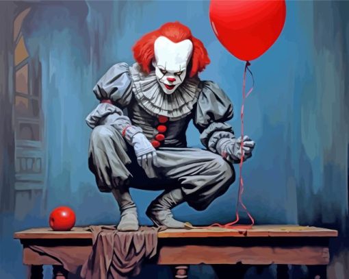 Pennywise Horror Movie Paint By Numbers