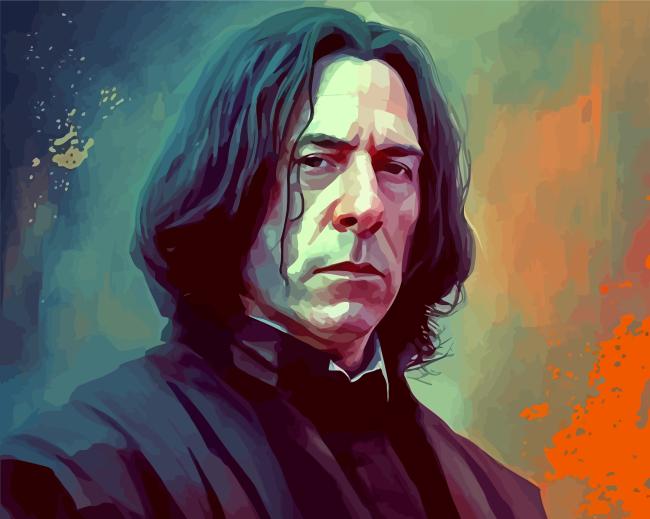 Professor Severus Snape Harry Poter Paint By Numbers 