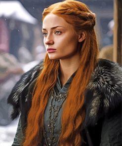 Sansa Stark Game of Thrones Paint By Numbers