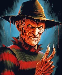 A Nightmare On Elm Street Paint By Numbers