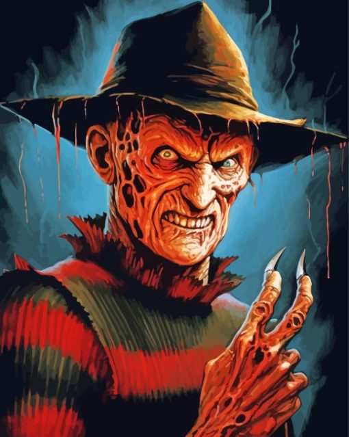 A Nightmare On Elm Street Paint By Numbers