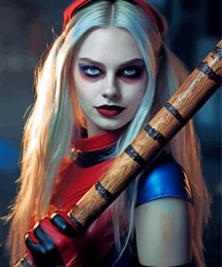 Suicide Squad Harley Quinn Paint By Numbers