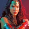 Wonder Woman Portrait Paint By Numbers
