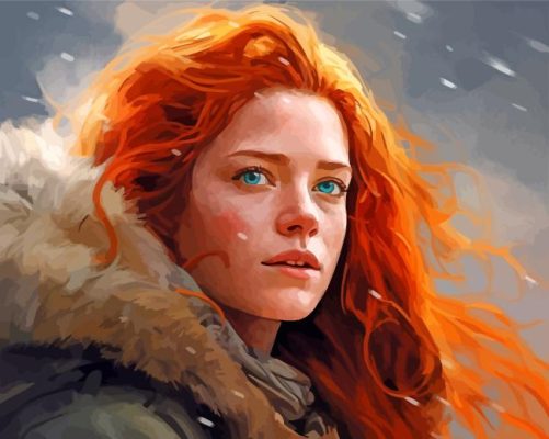Ygritte Game Of Thrones Art Paint By Numbers 
