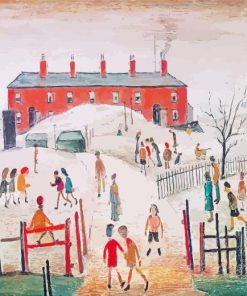 Childrens Playground L S Lowry Paint By Numbers