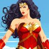Wonder Woman Paint By Numbers