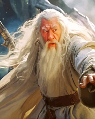 Gandalf The White Paint By Numbers