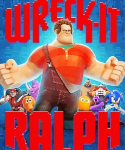 Wreck It Ralph Poster Paint By Numbers
