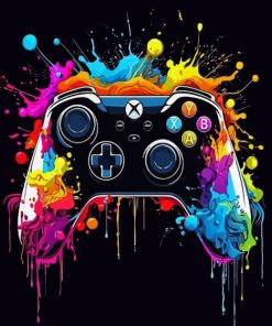 Cool Xbox Controller Paint By Numbers