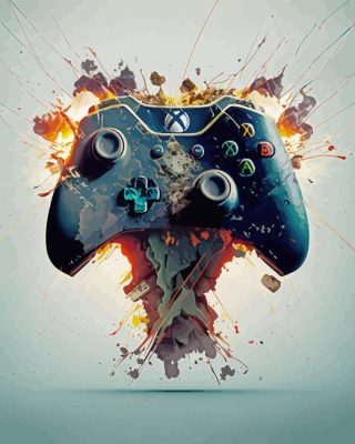 Xbox Controller Paint By Numbers 