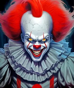 Scary Pennywise Paint By Numbers