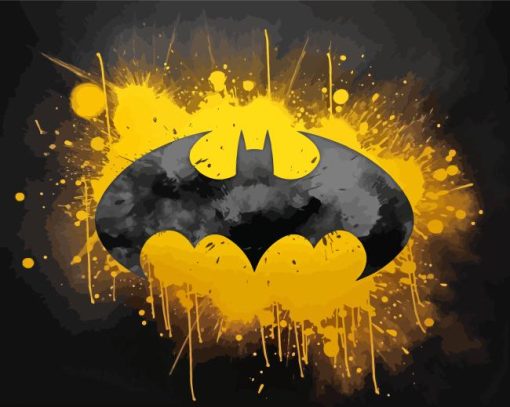 Batman Logo Paint By Numbers