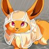 Cute Anime Eevee Pokemon Paint By Numbers