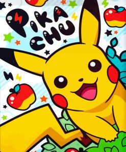 Pikachu Pokemon Paint By Numbers