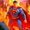 Superman Hero Paint By Numbers