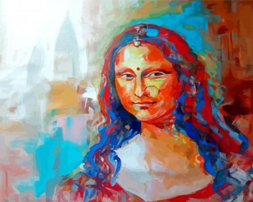 Indian Mona Lisa Paint By Numbers 