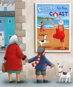 Escape To The Coast Paint By Numbers