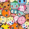 Pokemon Species Paint By Numbers