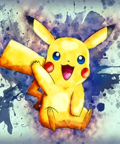 Pikachu Art Paint By Numbers