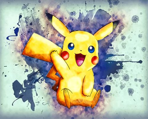 Pikachu Art Paint By Numbers 