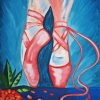 Pink Ballet Shoes Paint By Numbers