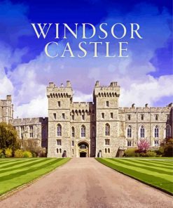 Windsor Castle Poster Paint By Numbers art