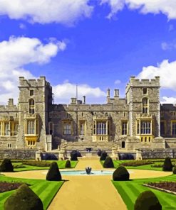 Windsor Castle Building Paint By Number