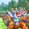 Horses Race Paint By Number