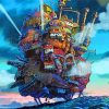 Moving Castle Paint by numbers