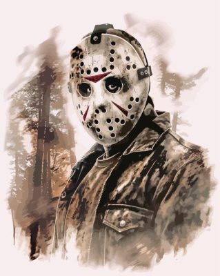 Jason Voorhees Paint By Number
