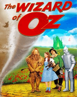 The Wizard Of OZ Poster Paint By Number