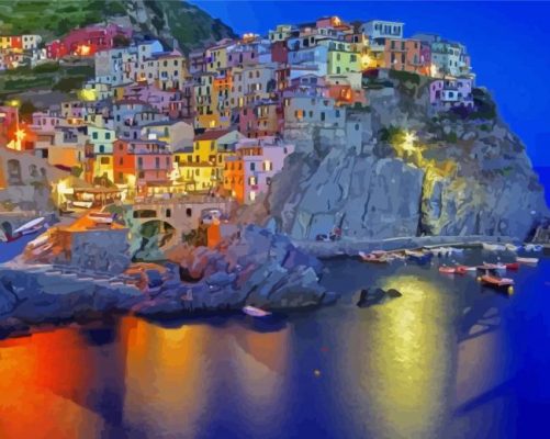 Italy Amalfi Coast Paint By Number