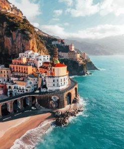 Amalfi Coast Atrani Paint By Number