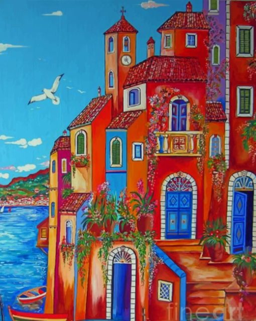 Amalfi Italy Art Paint By Number