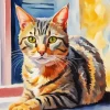 Aesthetic Tabby Cat Paint By Number