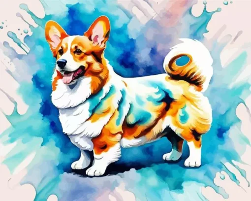 Cool Welsh Corgi Paint By Number