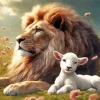 Lion And Lamb Paint By Number