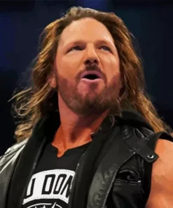 Wrestler AJ Styles Paint By Number