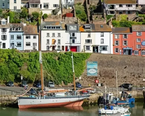 Brixham Harbour Paint By Number