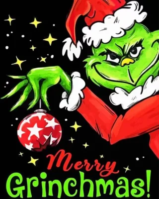 Christmas Grinch Paint By Number