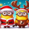 Christmas Minions Paint By Number