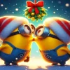 Cute Christmas Minions Paint By Number