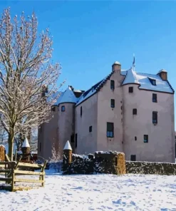 Snowy Hatton Castle Paint By Number