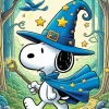 Wizard Snoopy Paint By Number