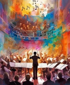 Abstract Orchestra Paint By Numbers