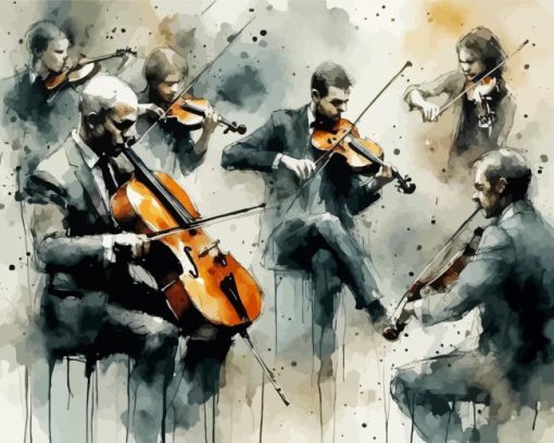 Orchestra Art Paint By Number