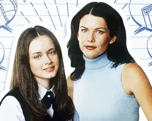 Vintage Gilmore Girls Paint By Number