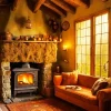 Inglenook Fireplace Cottage Paint By Number